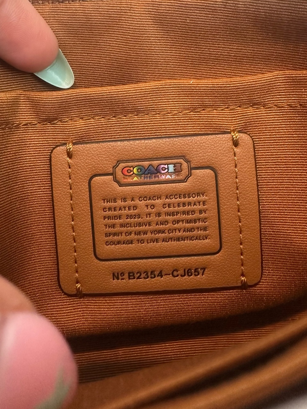 NWT‎ Coach Nolita 19 Bag With Rainbow Print - Picture 12 of 12